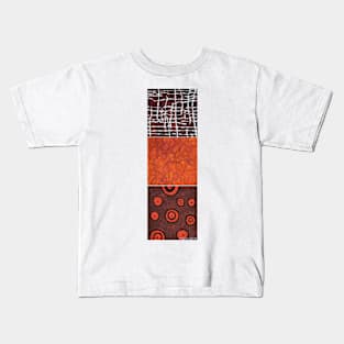 Orangeshed triptych part a, b & c Kids T-Shirt